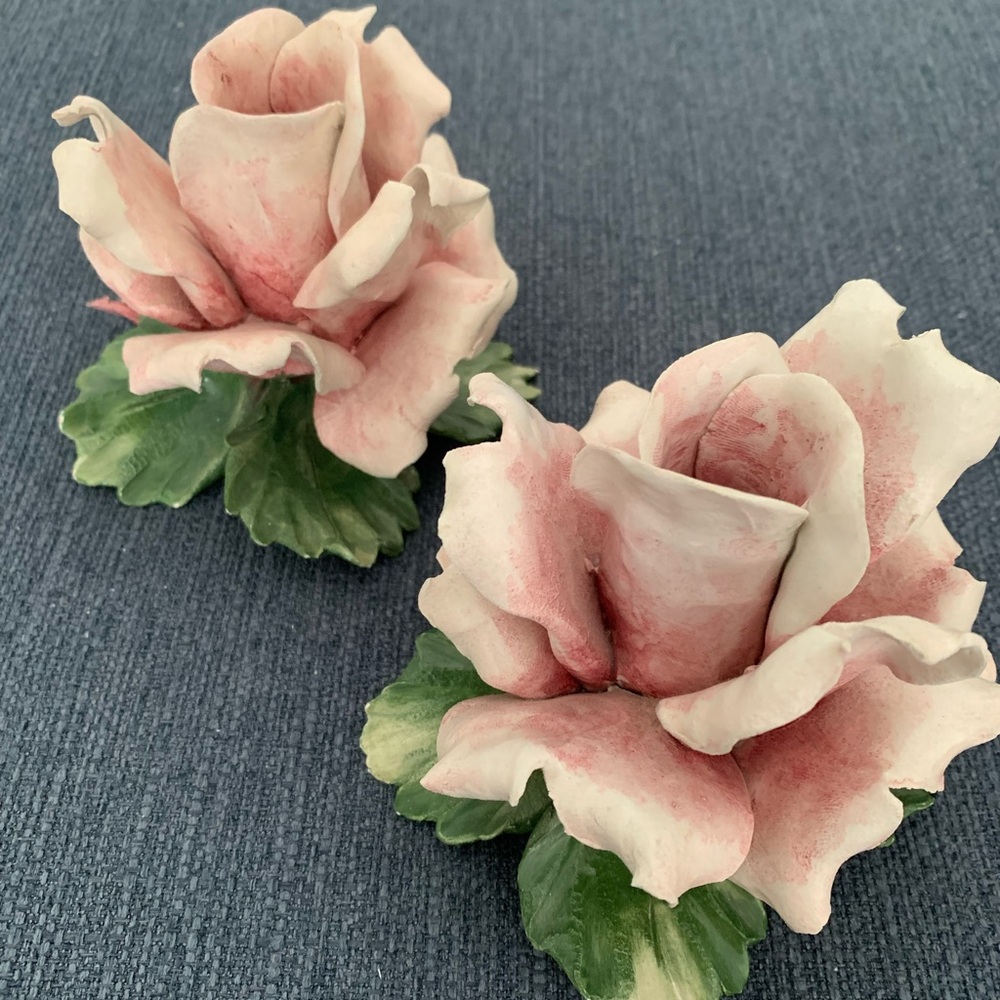 Beautiful Floral Candlesticks